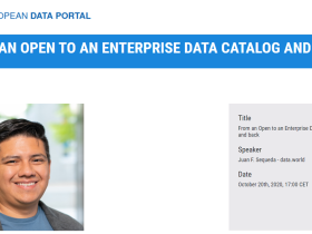 The future of open data portals: From an open to an enterprise data catalog and back